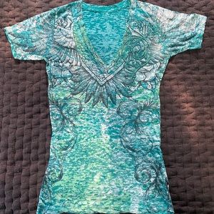 Sinful V-neck T-shirt